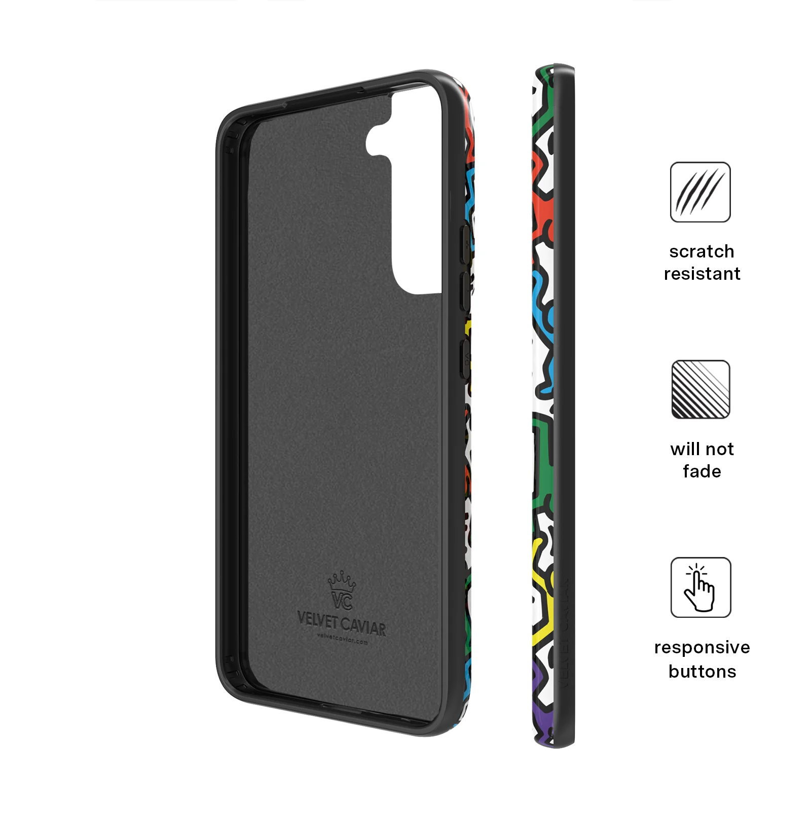Keith Haring Rainbow Dancers Samsung Case - Image 43