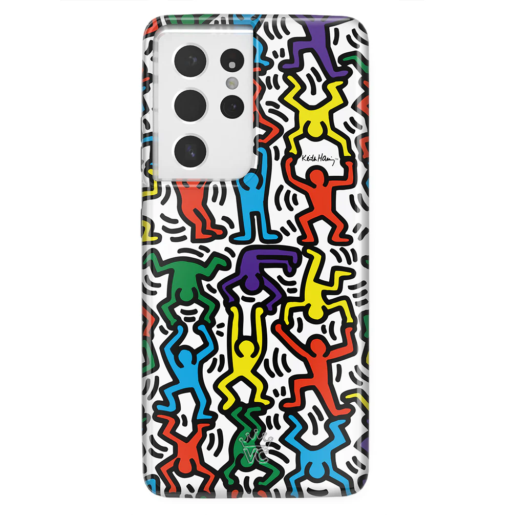 Keith Haring Rainbow Dancers Samsung Case - Image 50