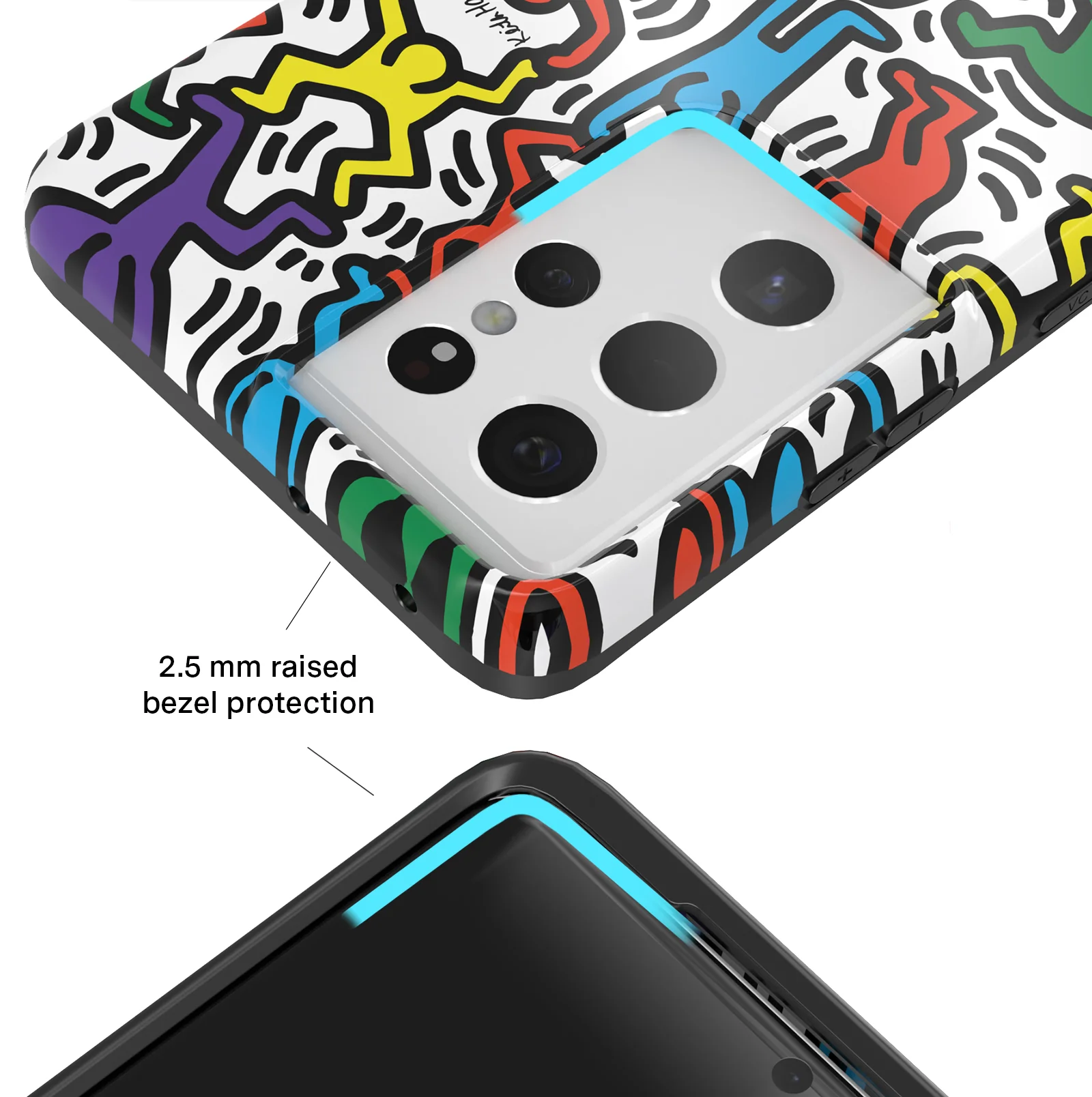 Keith Haring Rainbow Dancers Samsung Case - Image 52
