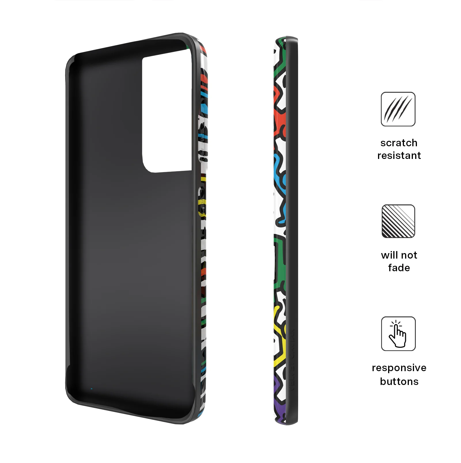 Keith Haring Rainbow Dancers Samsung Case - Image 54