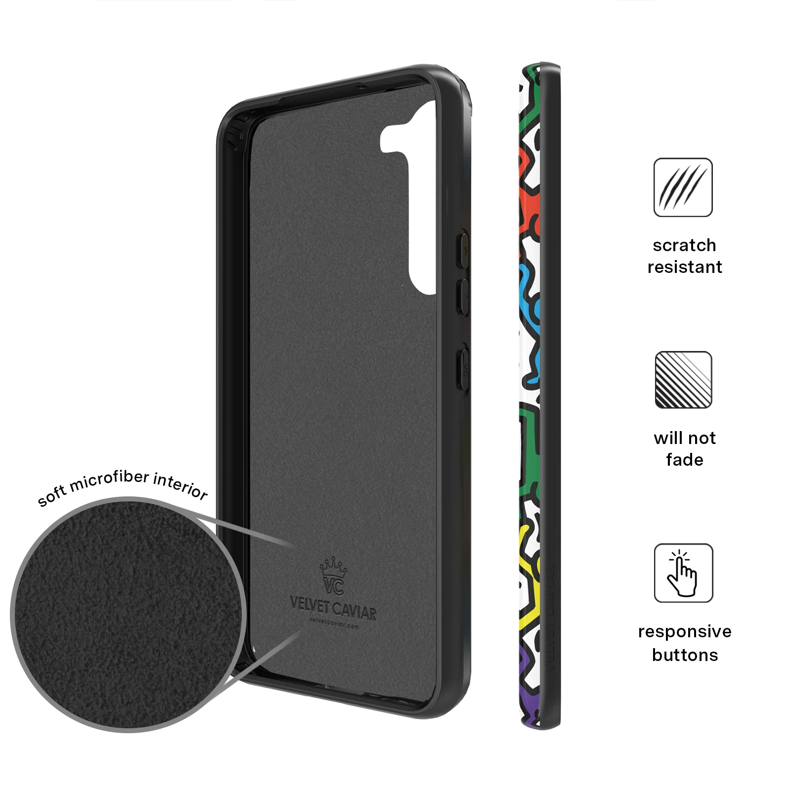 Keith Haring Rainbow Dancers Samsung Case - Image 6