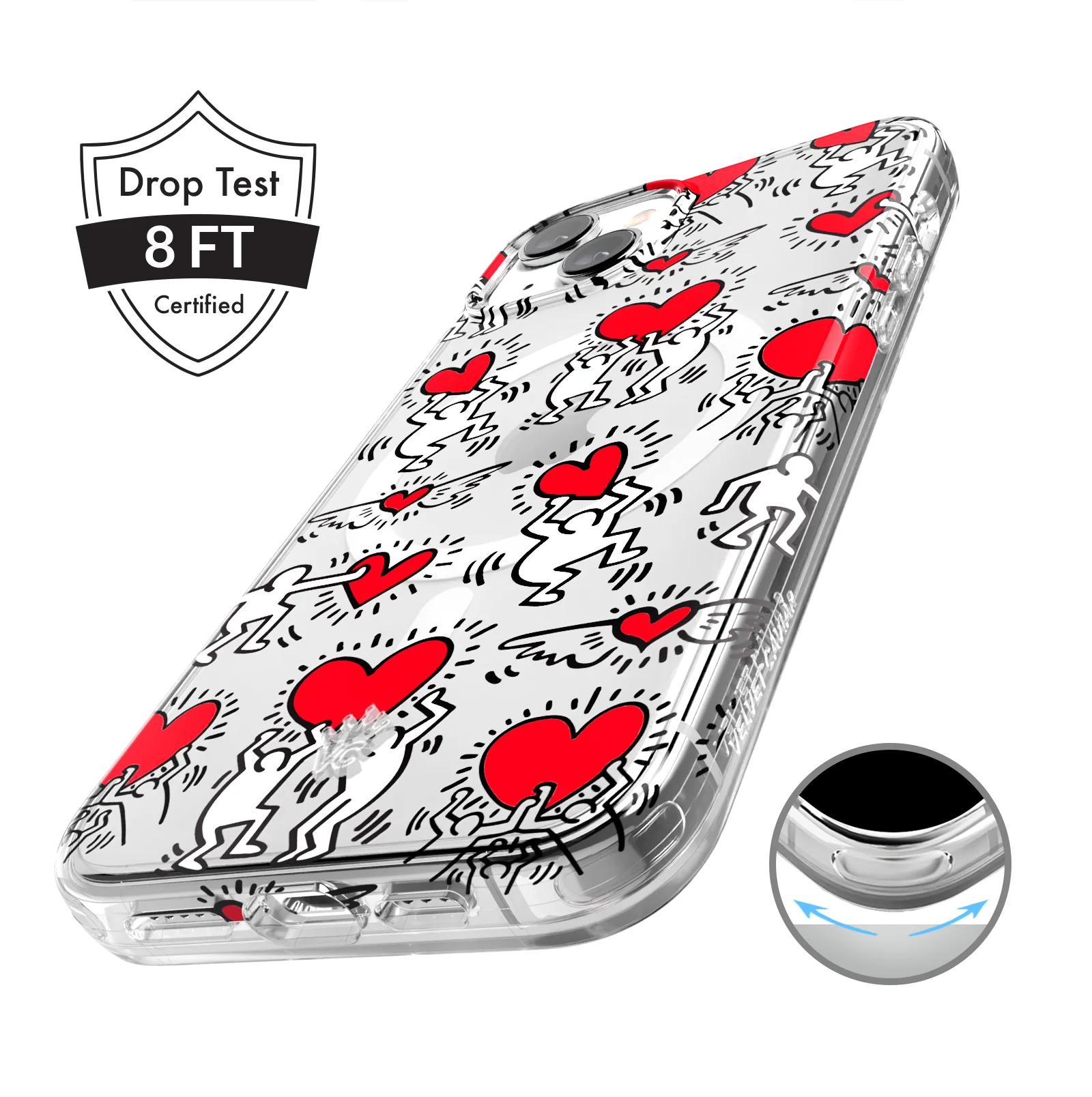 Keith Haring Heart-ist iPhone Case - Image 23