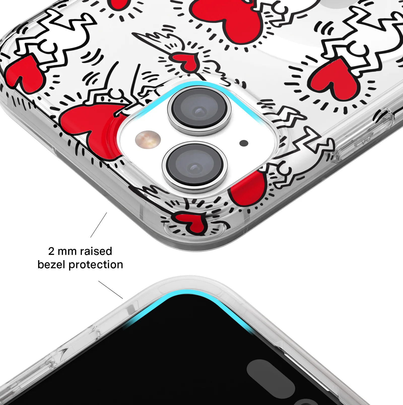 Keith Haring Heart-ist iPhone Case - Image 27