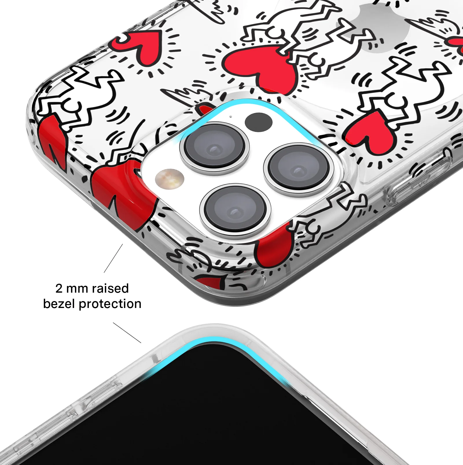 Keith Haring Heart-ist iPhone Case - Image 3