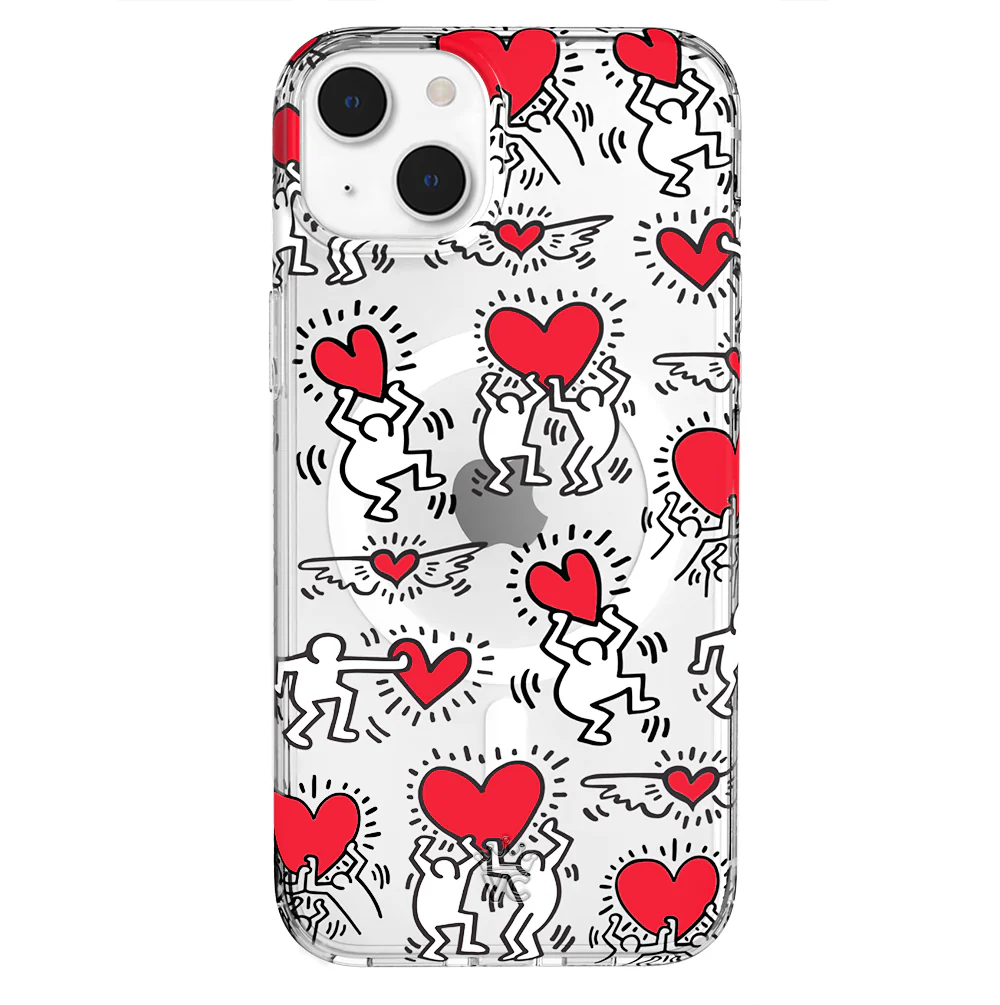 Keith Haring Heart-ist iPhone Case - Image 31