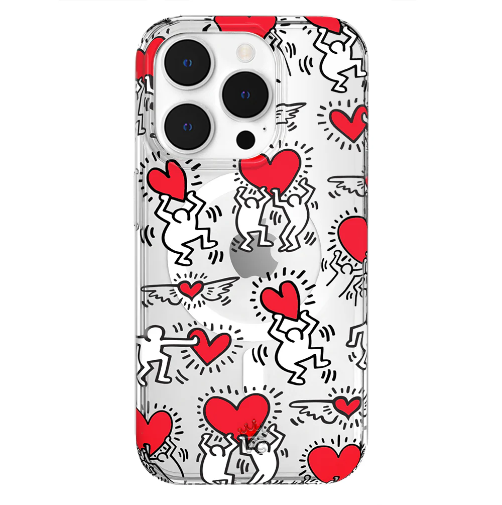 Keith Haring Heart-ist iPhone Case - Image 37