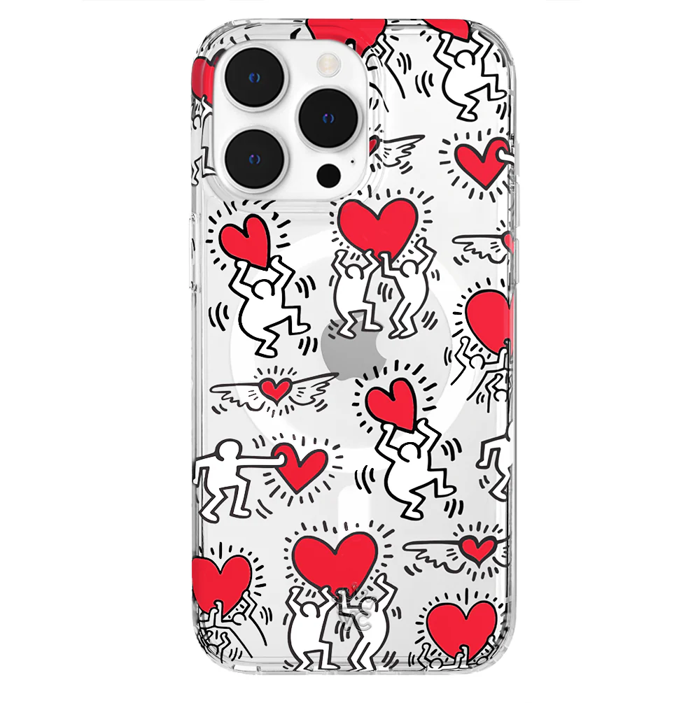 Keith Haring Heart-ist iPhone Case - Image 43