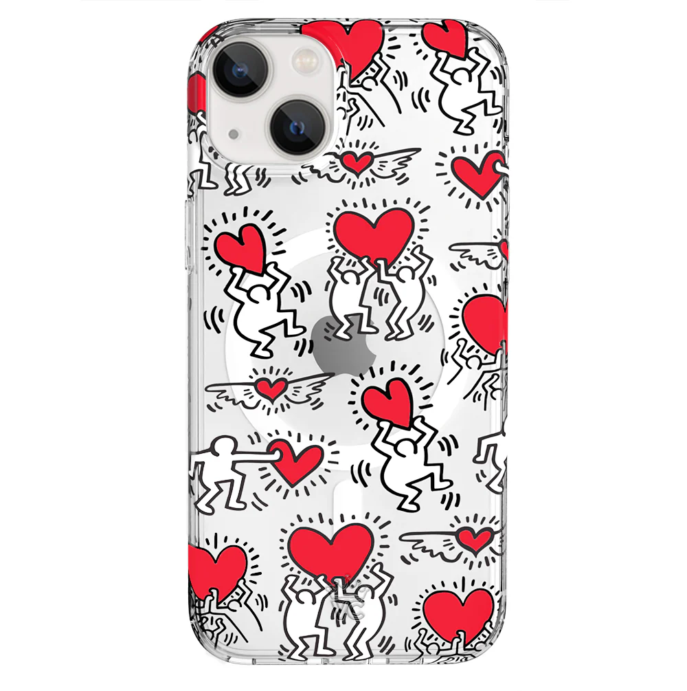 Keith Haring Heart-ist iPhone Case - Image 49