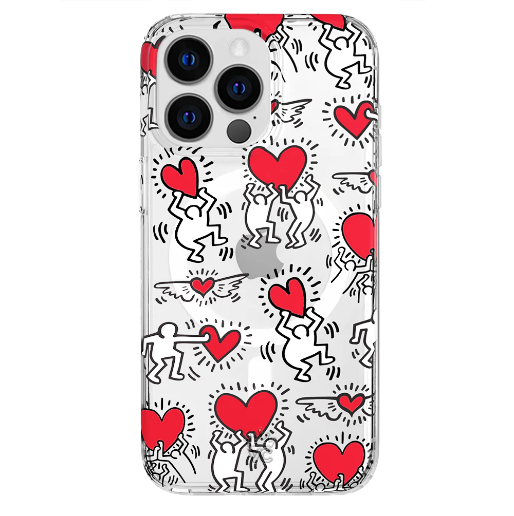 Keith Haring Heart-ist iPhone Case - Image 61