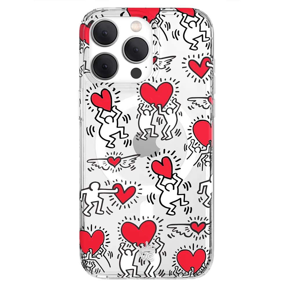 Keith Haring Heart-ist iPhone Case - Image 7