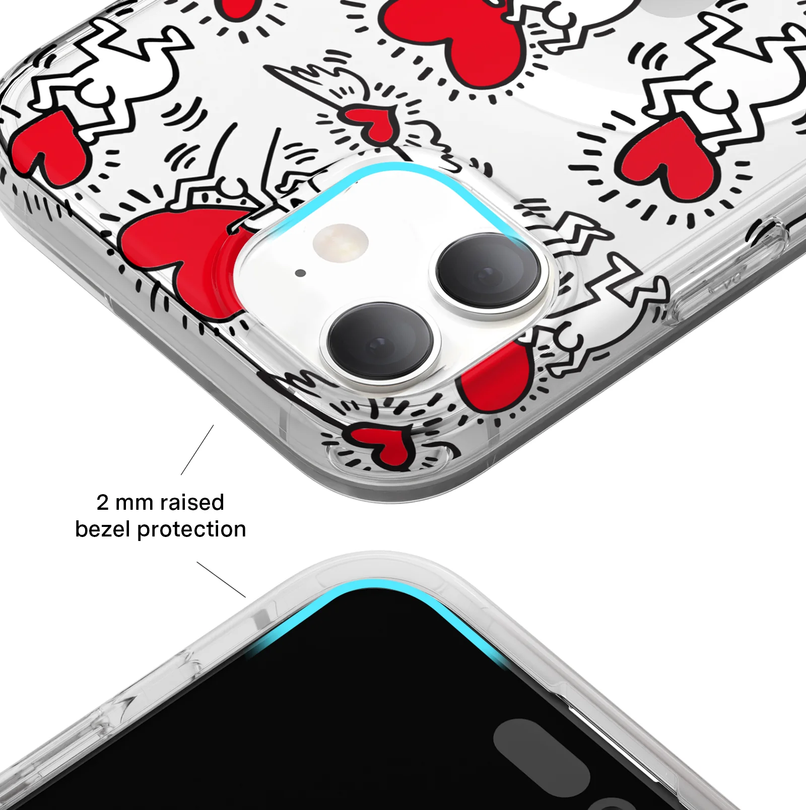 Keith Haring Heart-ist iPhone Case - Image 81