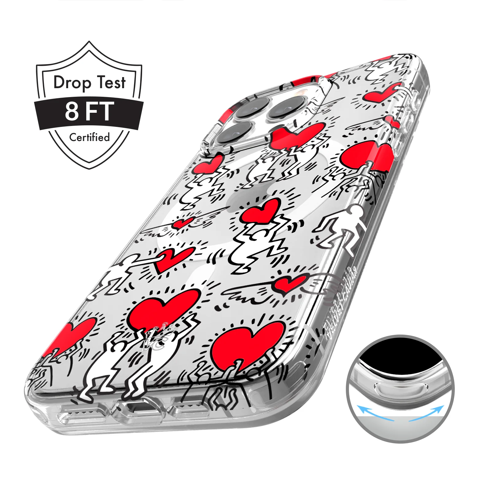 Keith Haring Heart-ist iPhone Case - Image 89