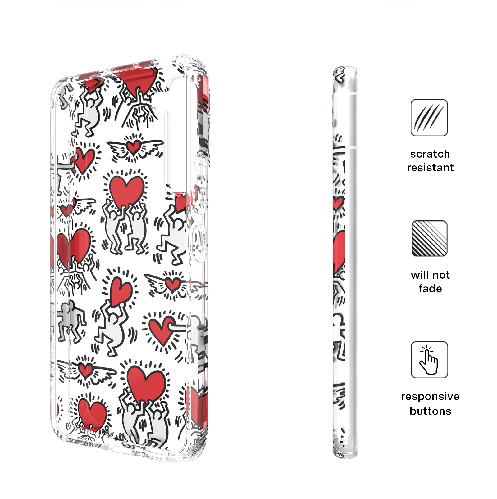 Keith Haring Heart-ist Samsung Case - Image 12