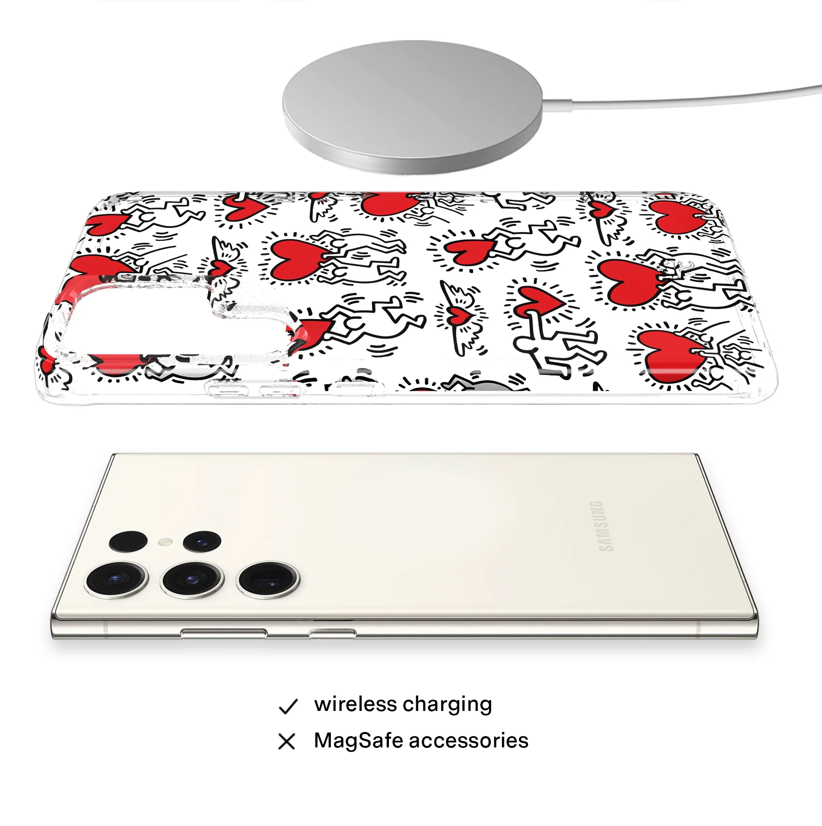 Keith Haring Heart-ist Samsung Case - Image 16