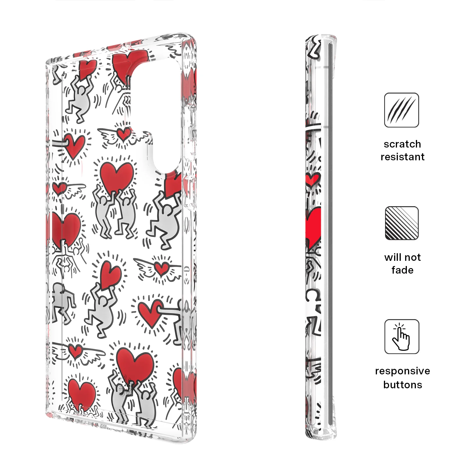 Keith Haring Heart-ist Samsung Case - Image 18