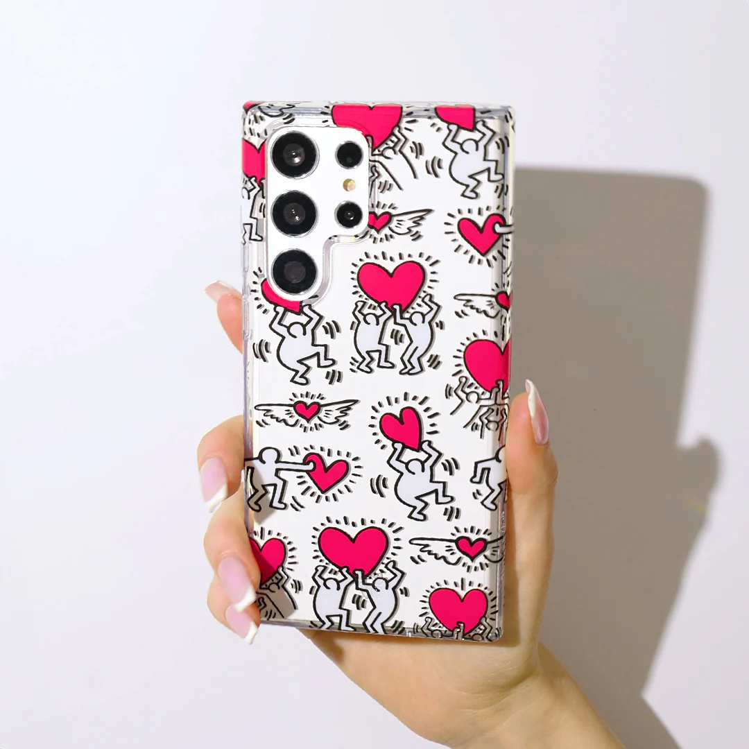 Keith Haring Heart-ist Samsung Case - Image 44