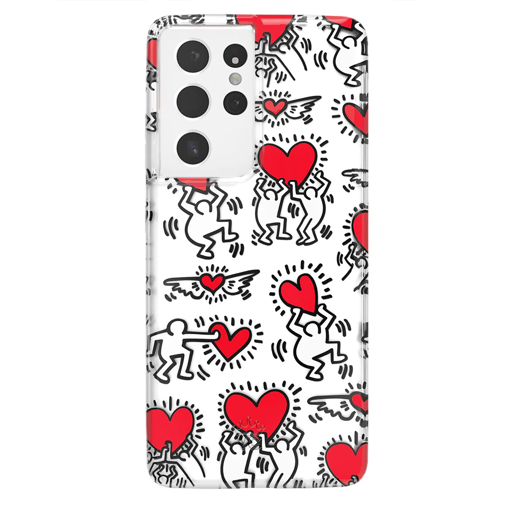 Keith Haring Heart-ist Samsung Case - Image 49