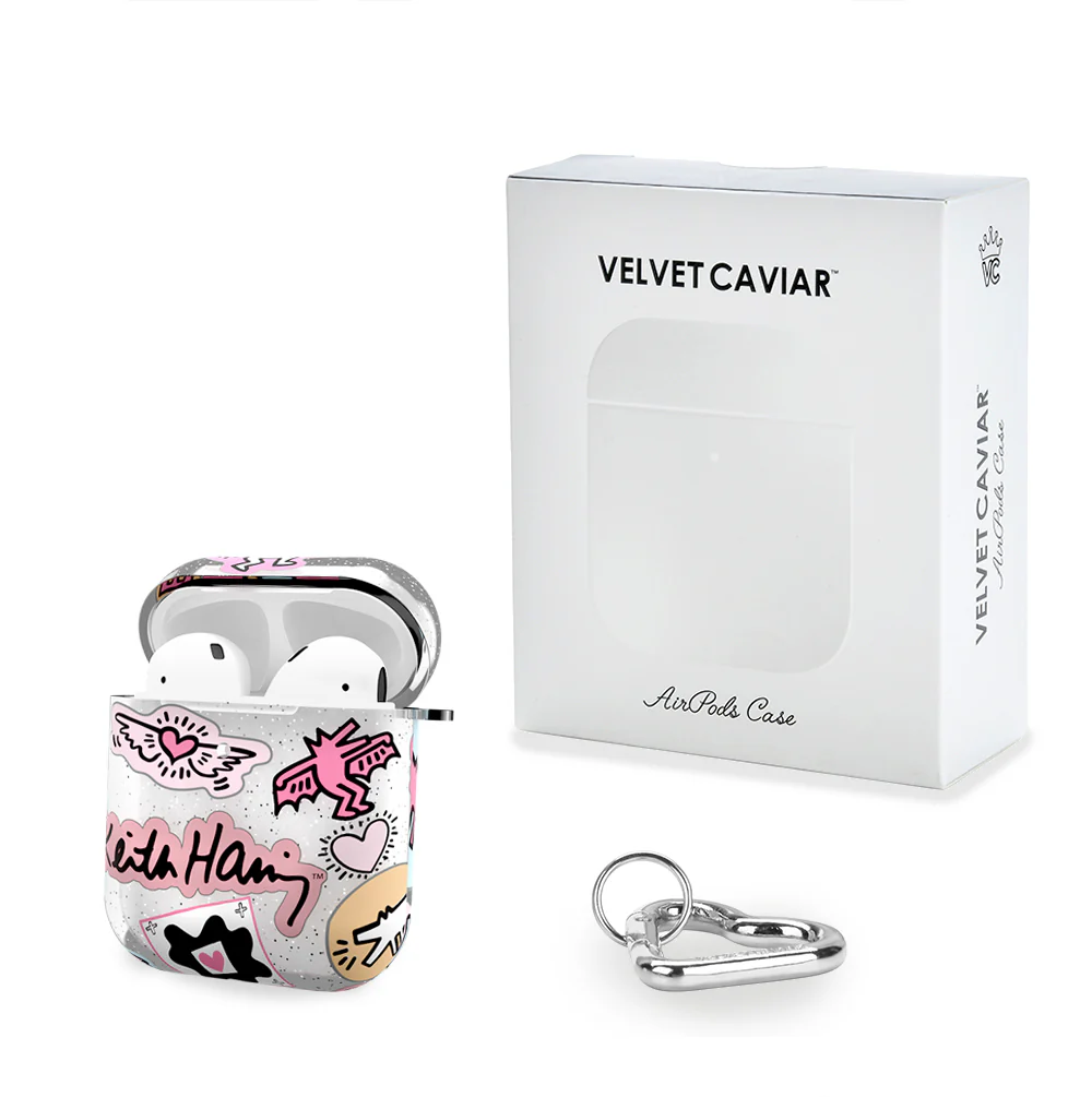 Keith Haring Pastel Glitter AirPod Case - Image 5