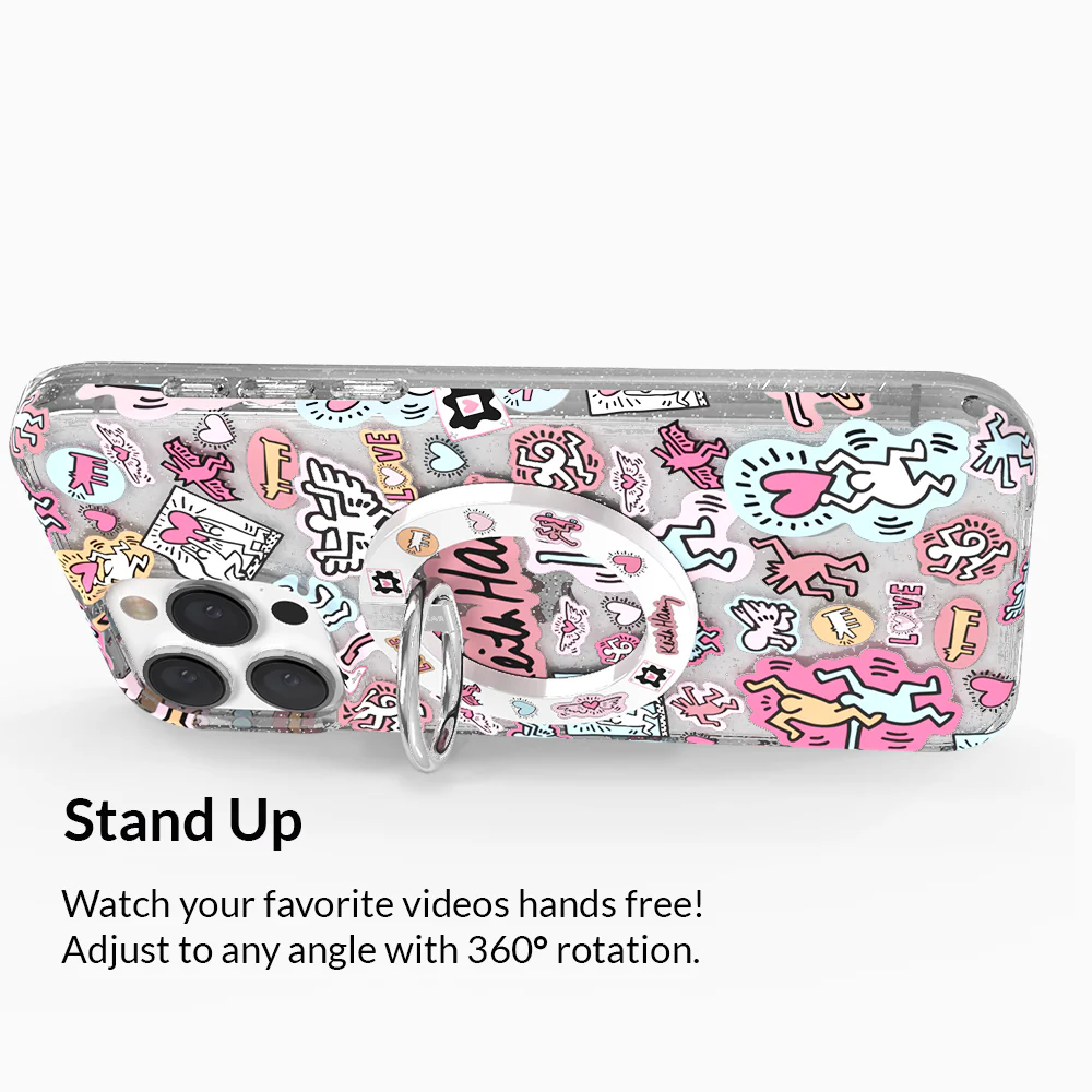Keith Haring Pastel MagSafe Grip Ring - Image 4