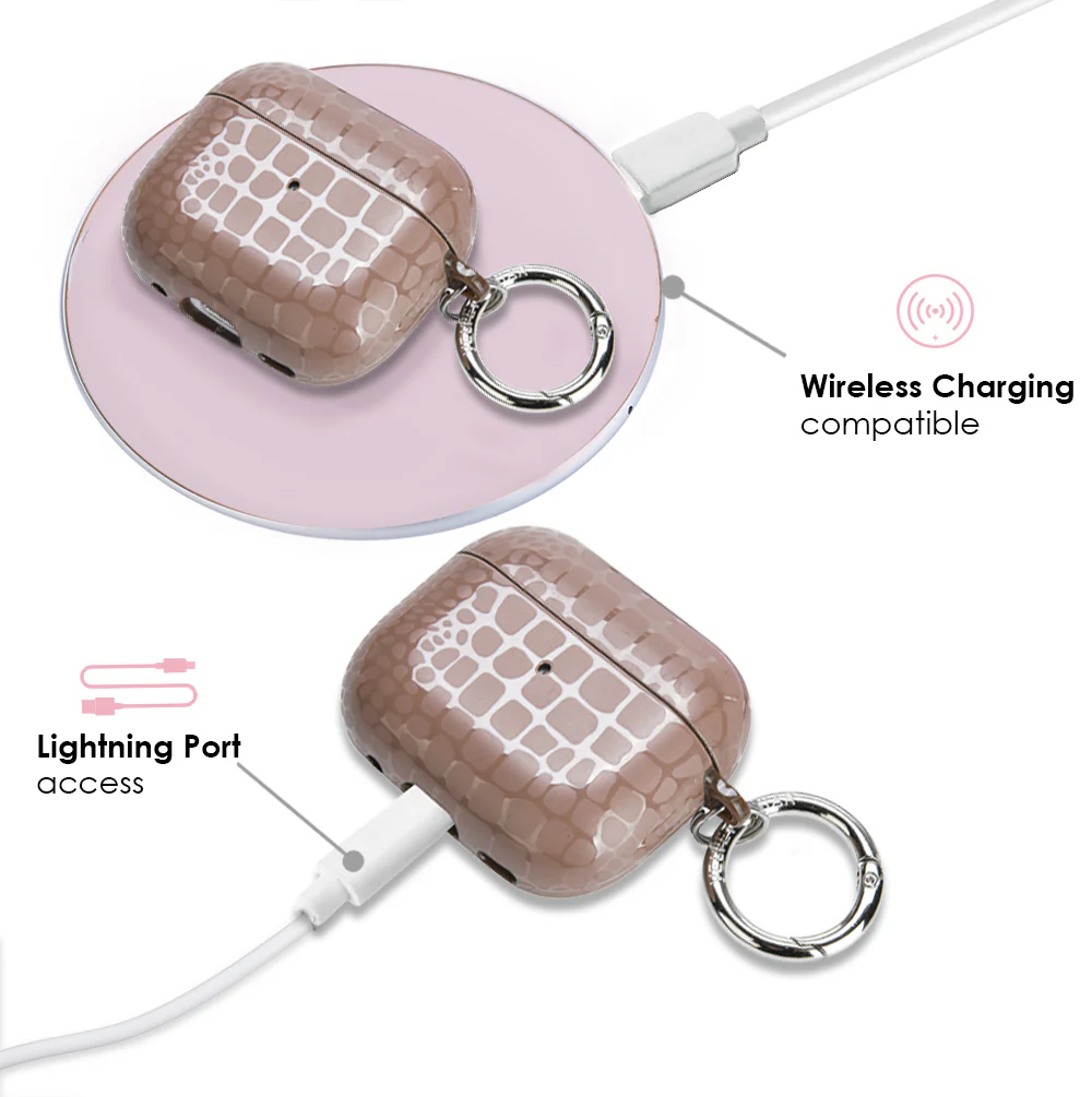 Khaki Croc AirPod Case - Image 14