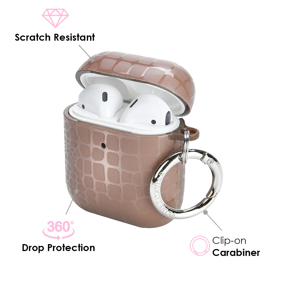 Khaki Croc AirPod Case - Image 3