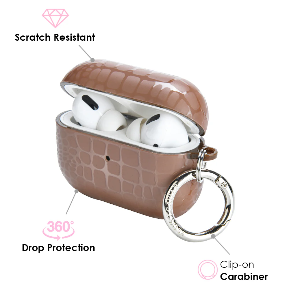 Khaki Croc AirPod Case - Image 8