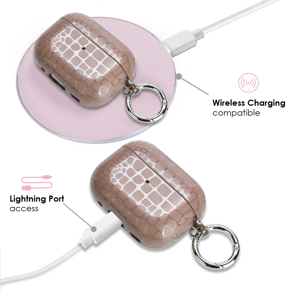 Khaki Croc AirPod Case - Image 9