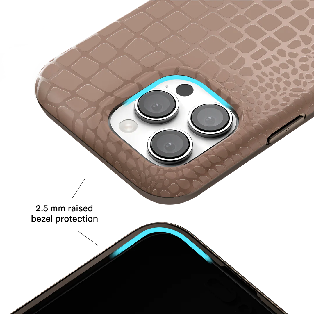 Khaki Croc iPhone Case - Image 129
