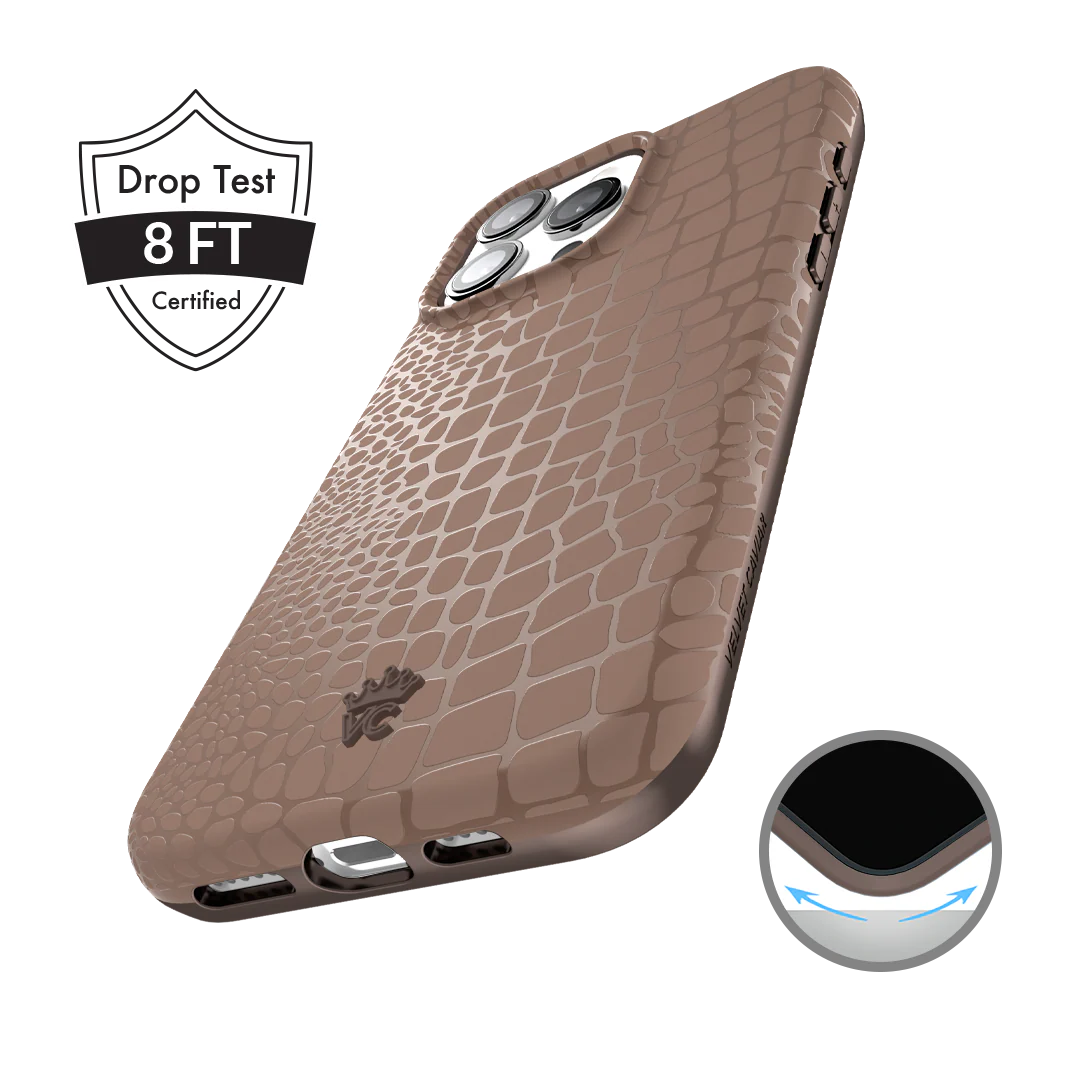 Khaki Croc iPhone Case - Image 131