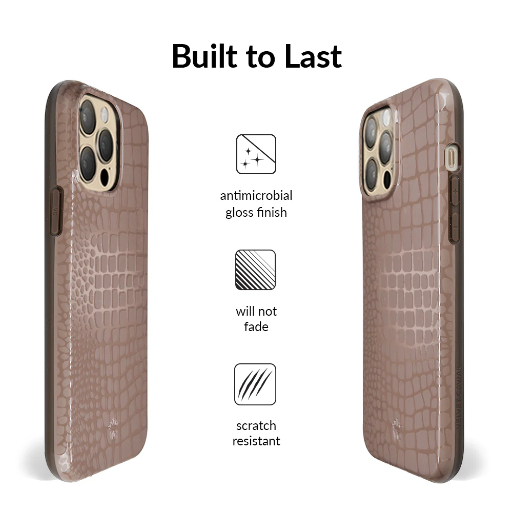 Khaki Croc iPhone Case - Image 47