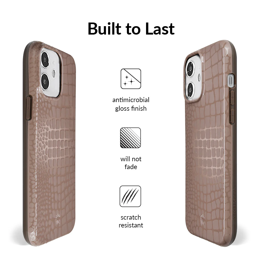 Khaki Croc iPhone Case - Image 53