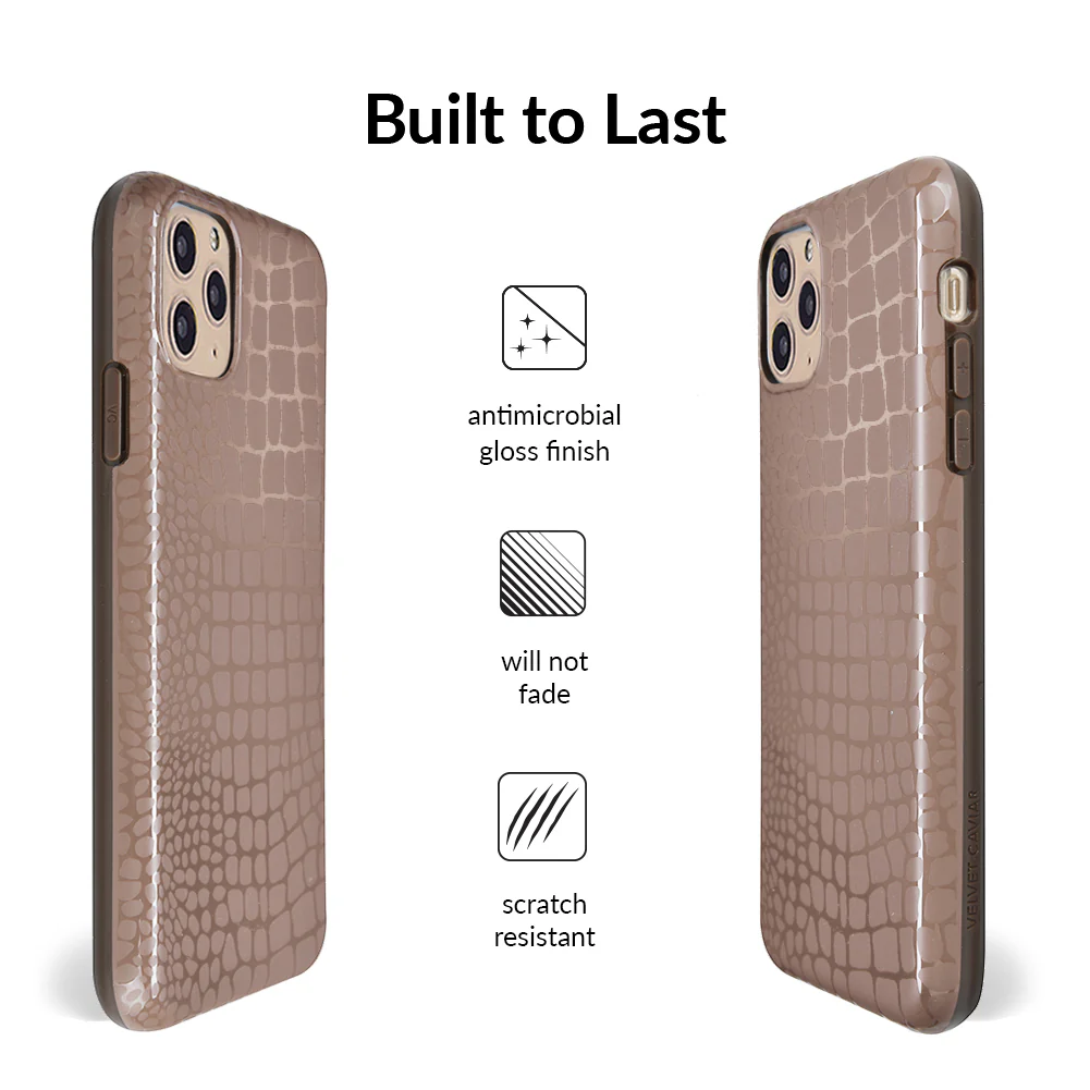 Khaki Croc iPhone Case - Image 77