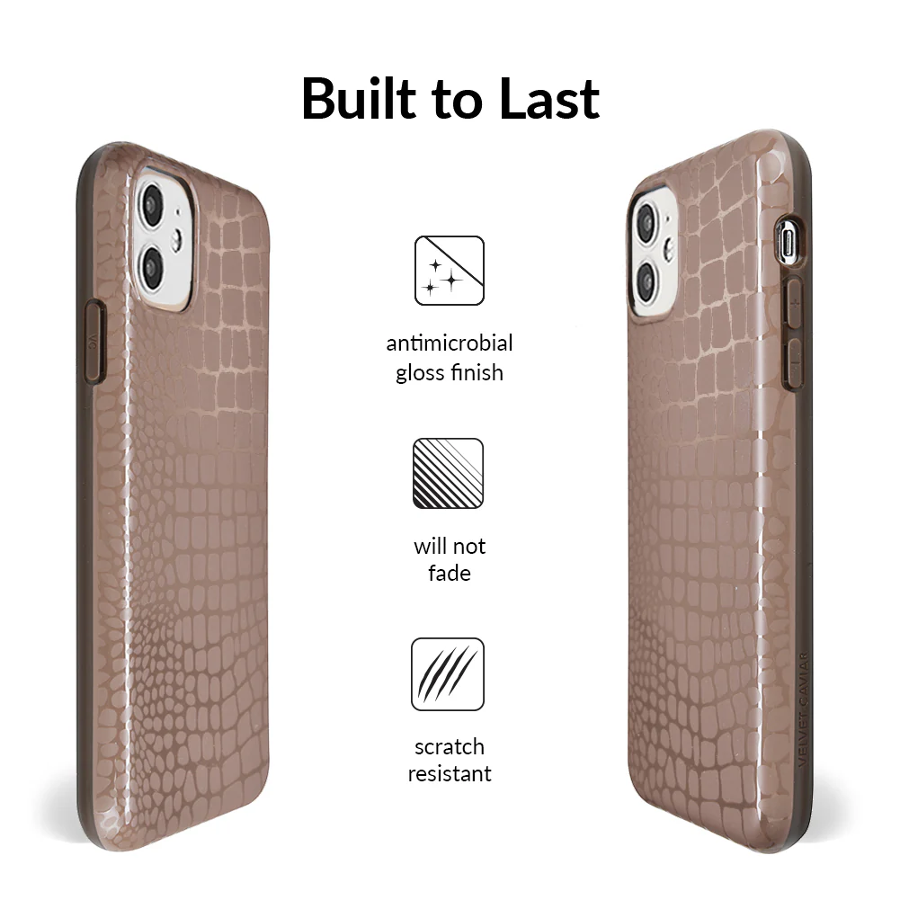 Khaki Croc iPhone Case - Image 89
