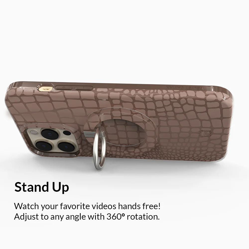 Khaki Croc MagSafe Grip Ring - Image 4