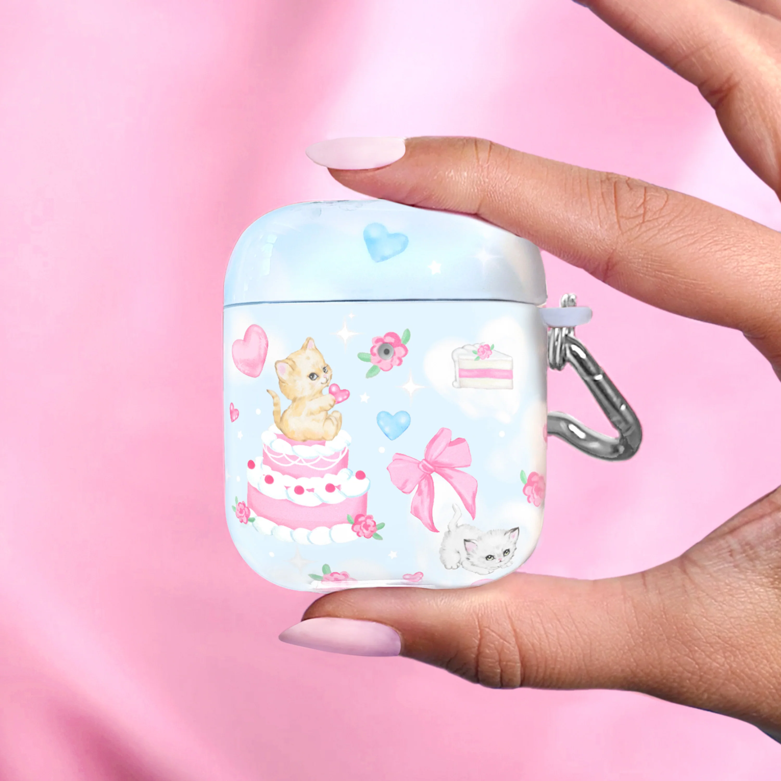 Kitten Kisses AirPod Case - Image 17
