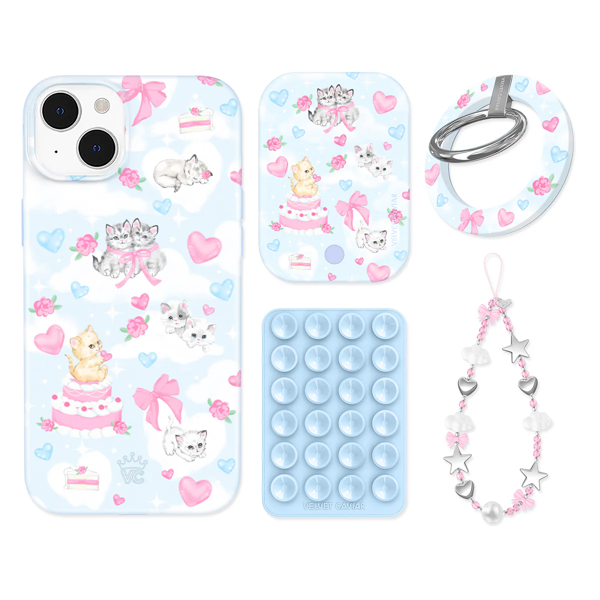 Kitten Kisses iPhone Bundle Set - Grip - Image 12