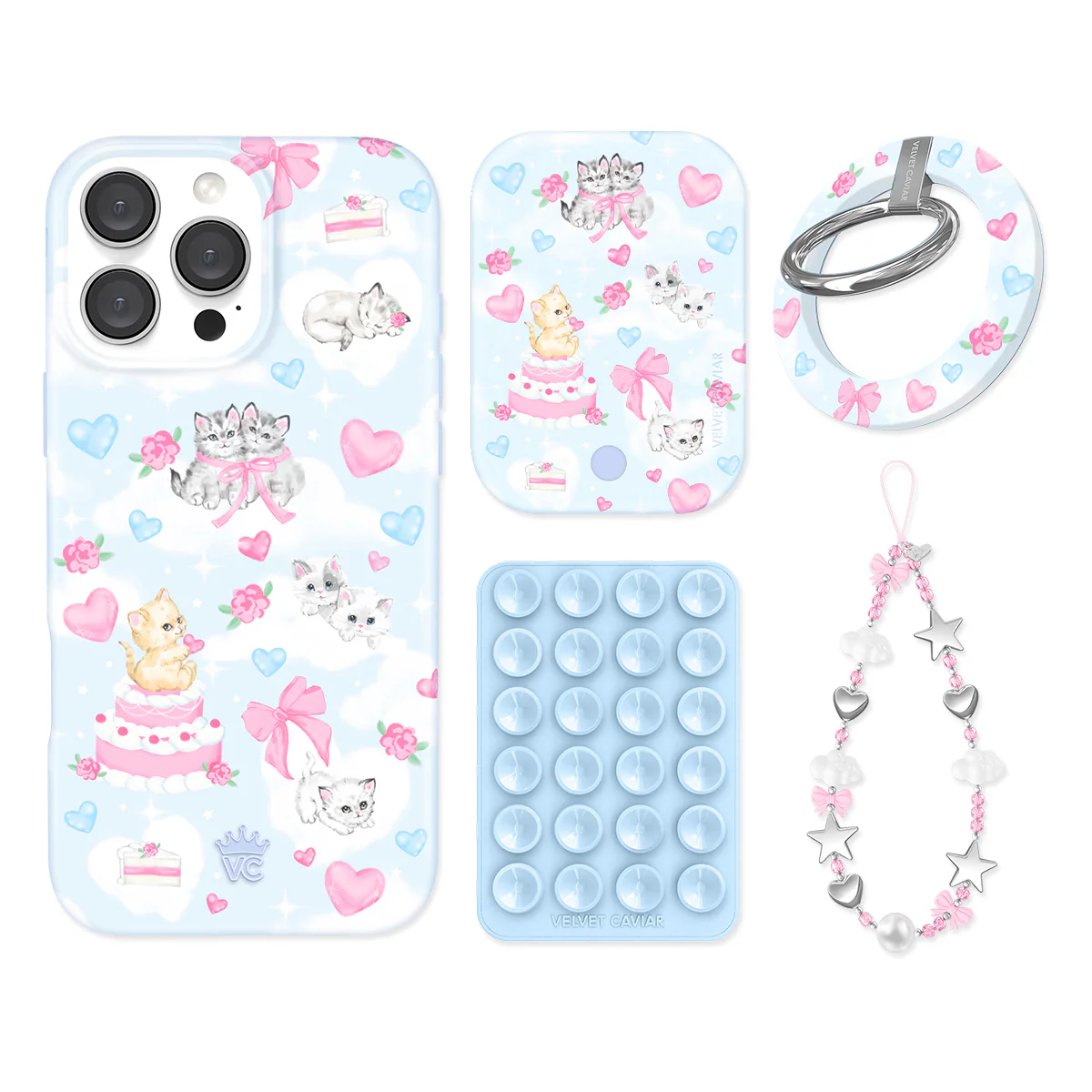 Kitten Kisses iPhone Bundle Set - Grip - Image 2