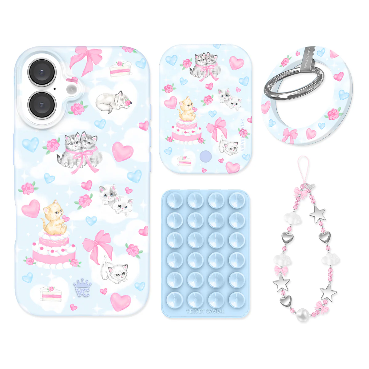Kitten Kisses iPhone Bundle Set - Grip - Image 4