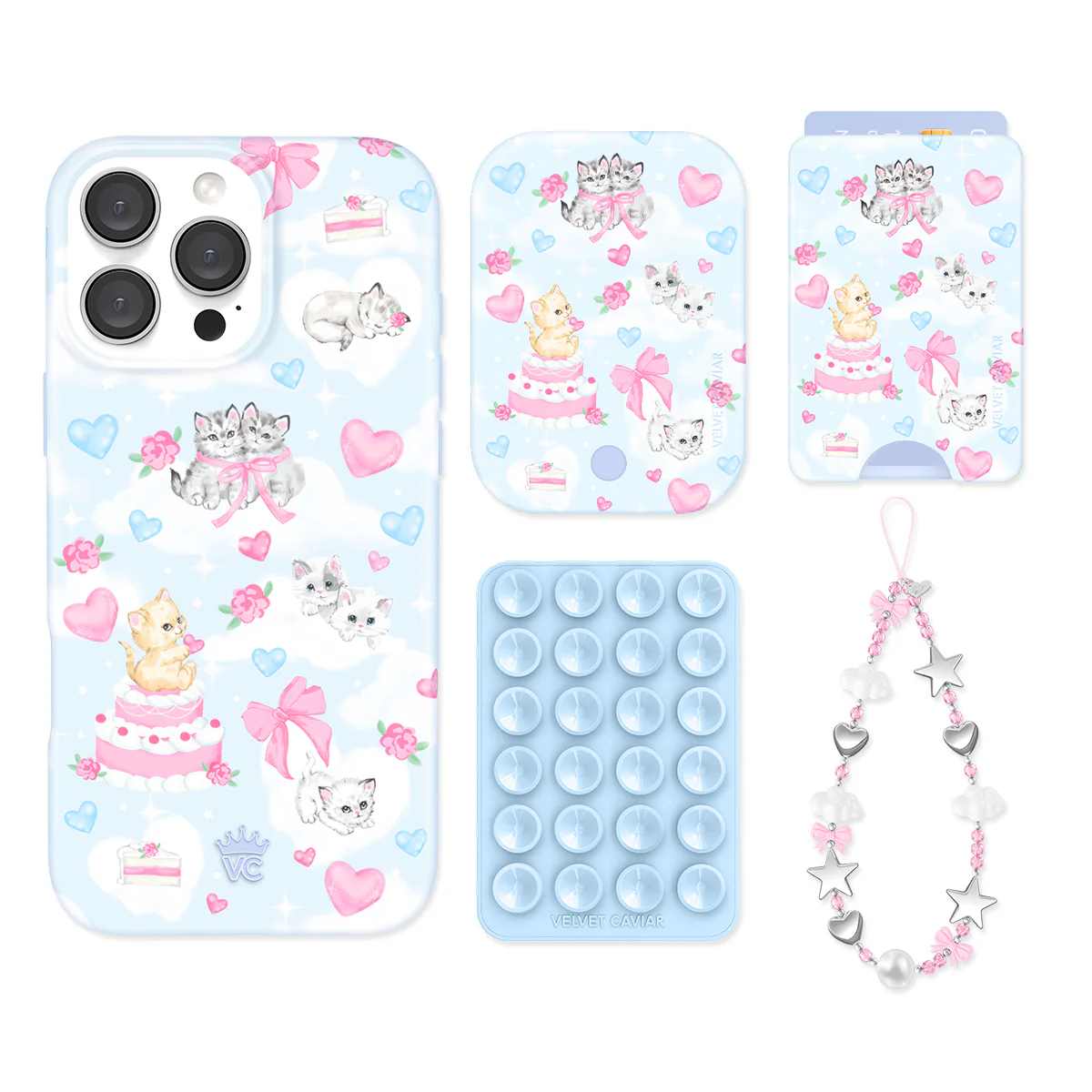 Kitten Kisses iPhone Bundle Set - Wallet - Image 2