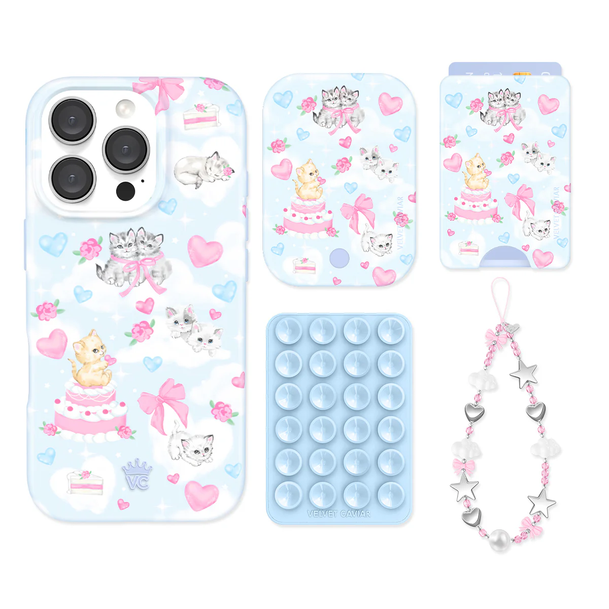 Kitten Kisses iPhone Bundle Set - Wallet - Image 3