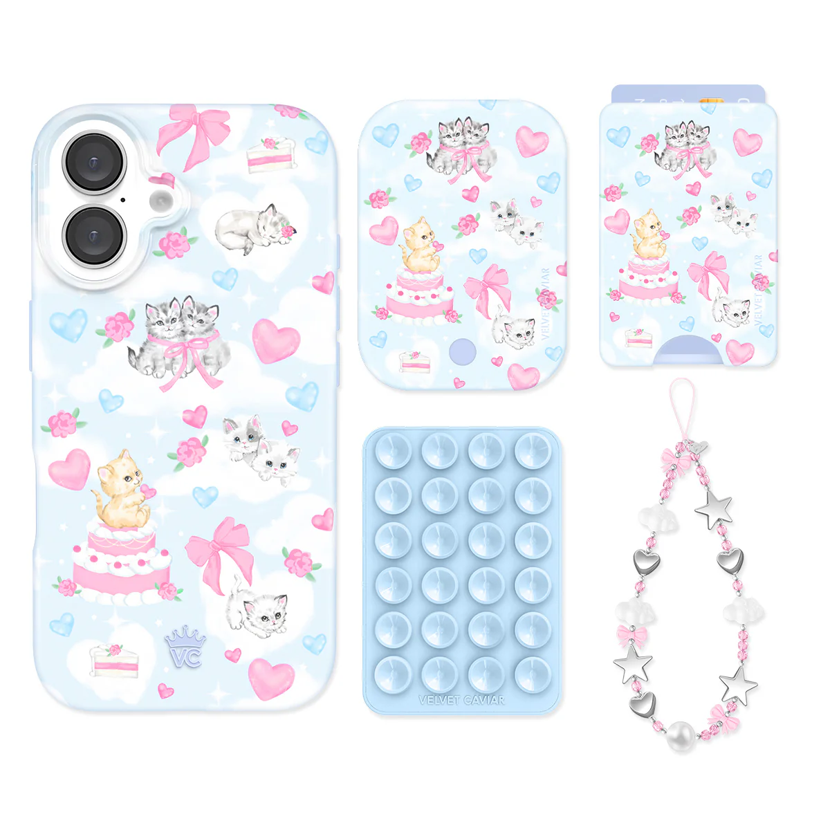 Kitten Kisses iPhone Bundle Set - Wallet - Image 4