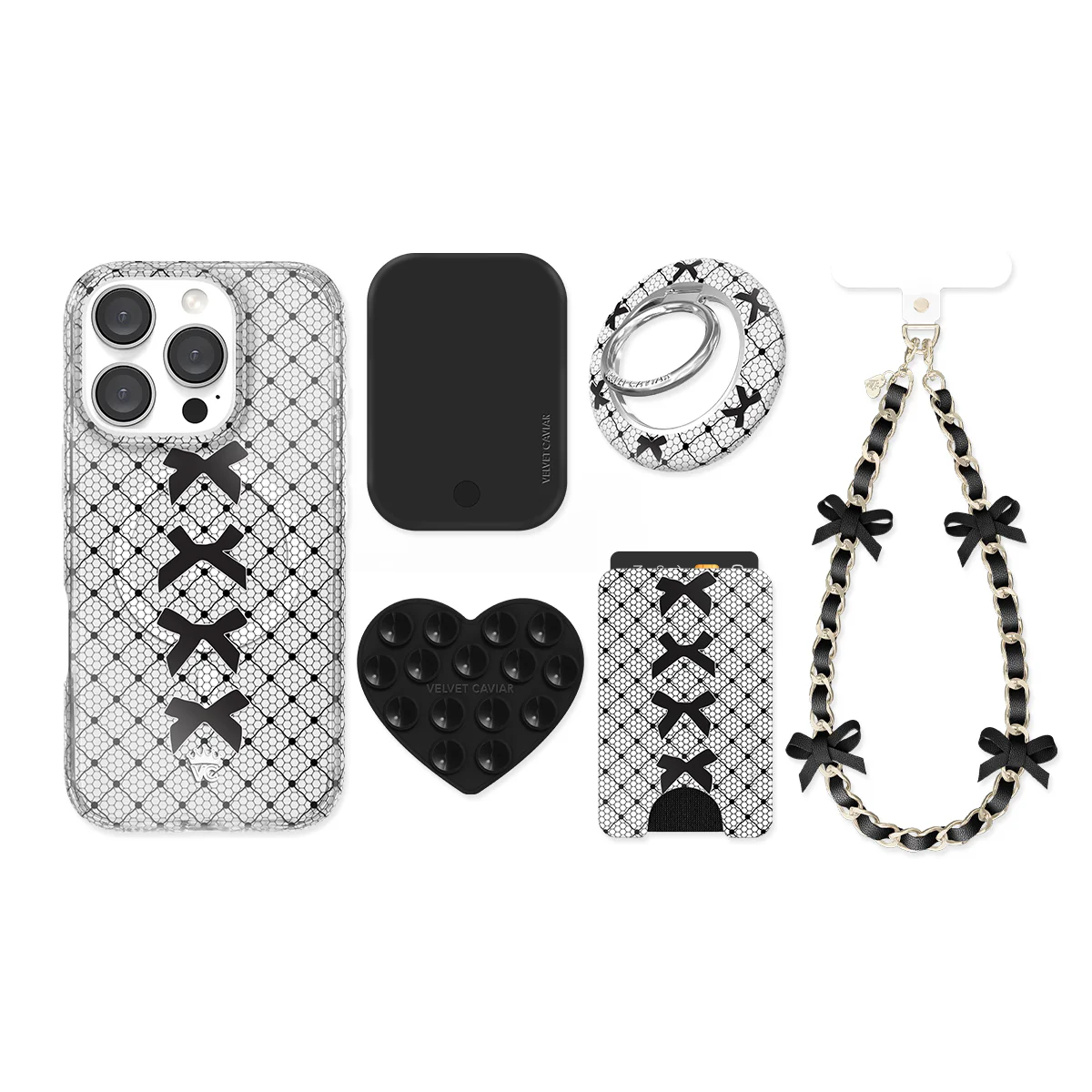 Lacy Black Bows iPhone Bundle Set - Image 11