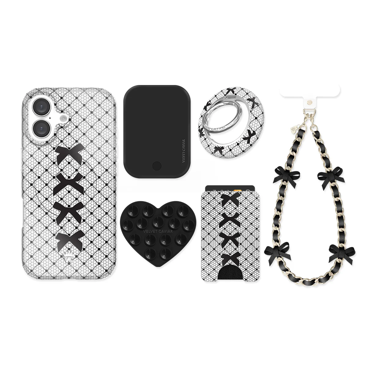 Lacy Black Bows iPhone Bundle Set - Image 12