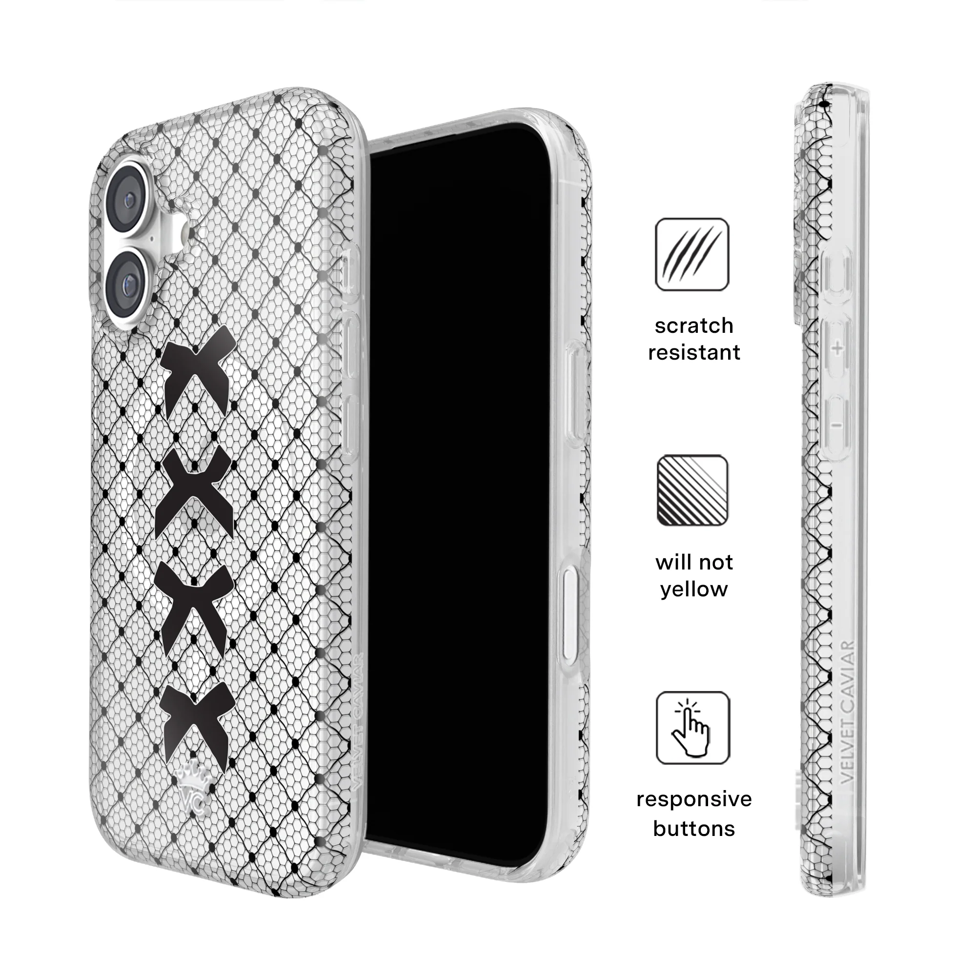 Lacy Black Bows iPhone Case - Image 40