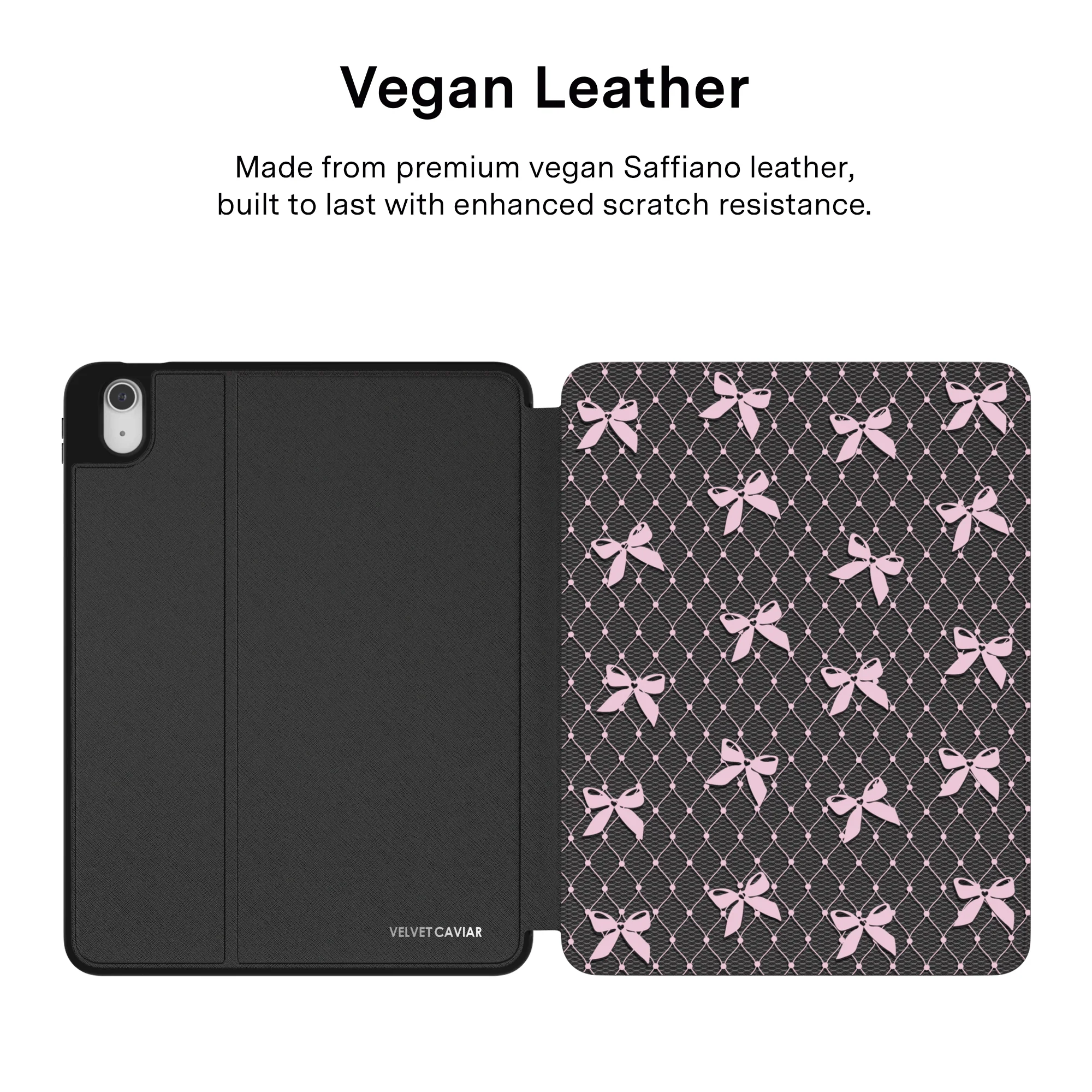 Lacy Pink Bows iPad Case - Image 10