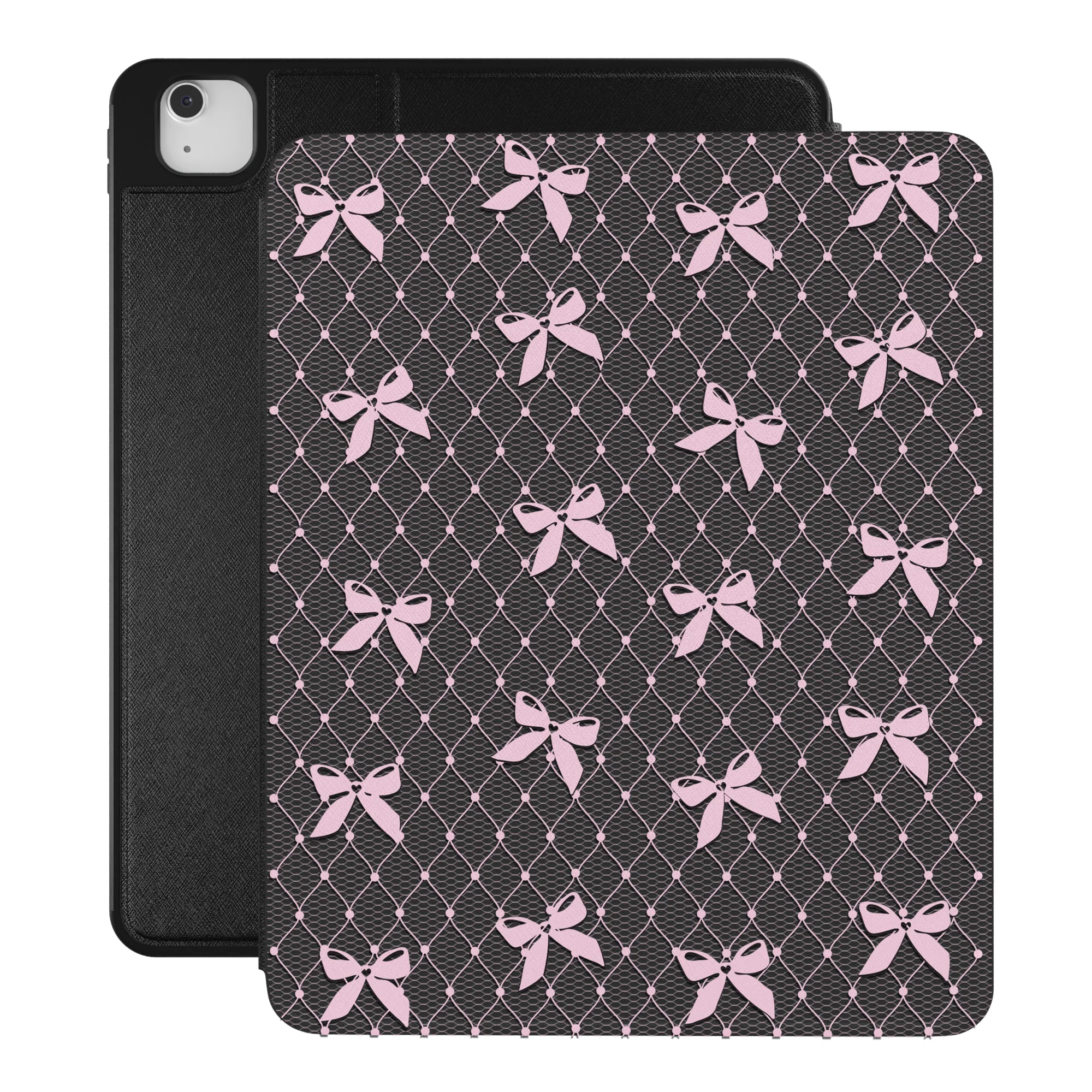Lacy Pink Bows iPad Case - Image 19