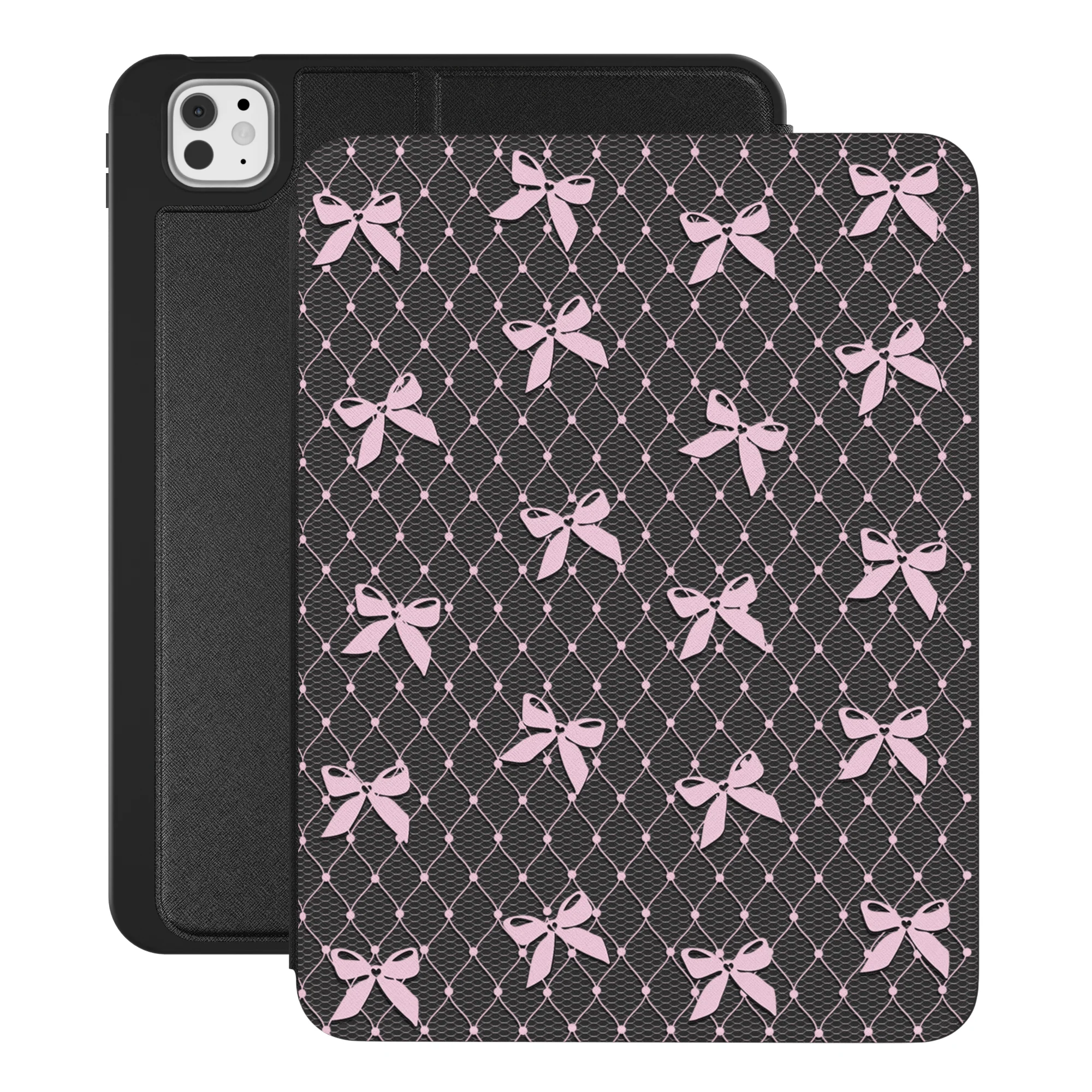 Lacy Pink Bows iPad Case - Image 25