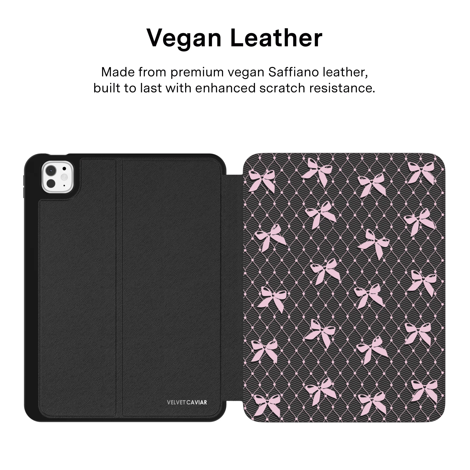 Lacy Pink Bows iPad Case - Image 28