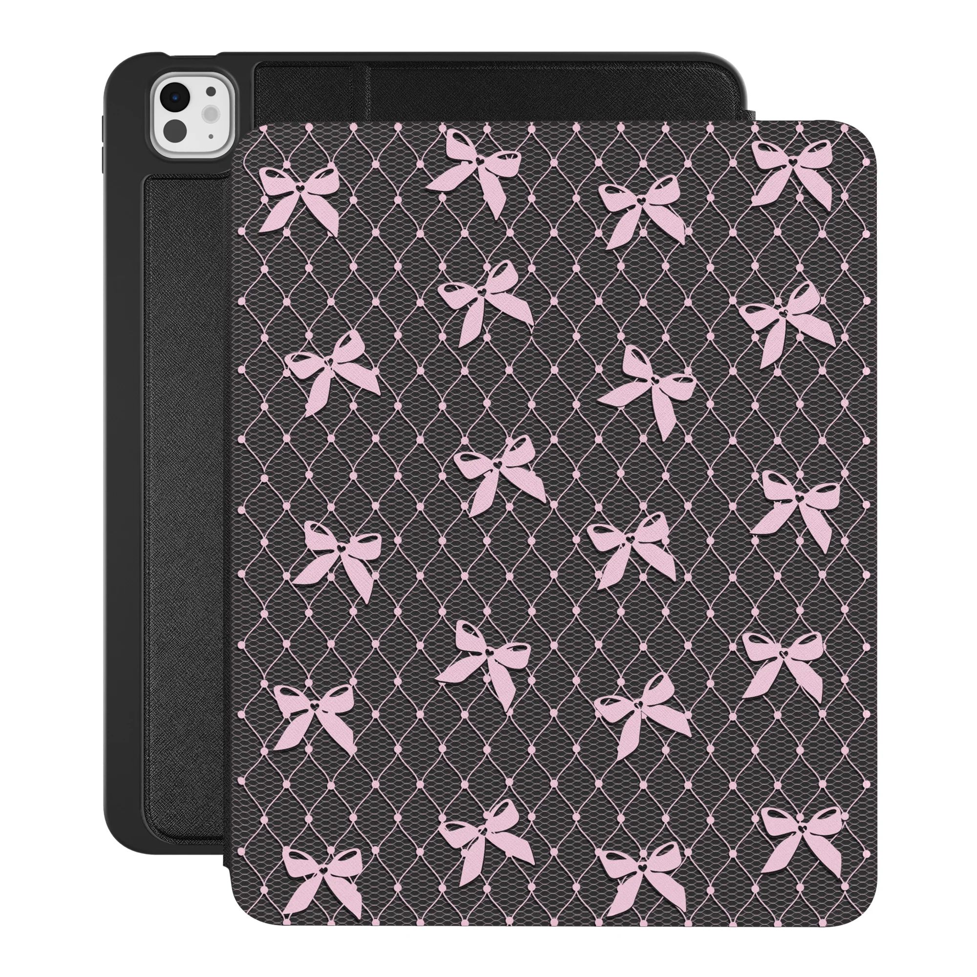 Lacy Pink Bows iPad Case - Image 31