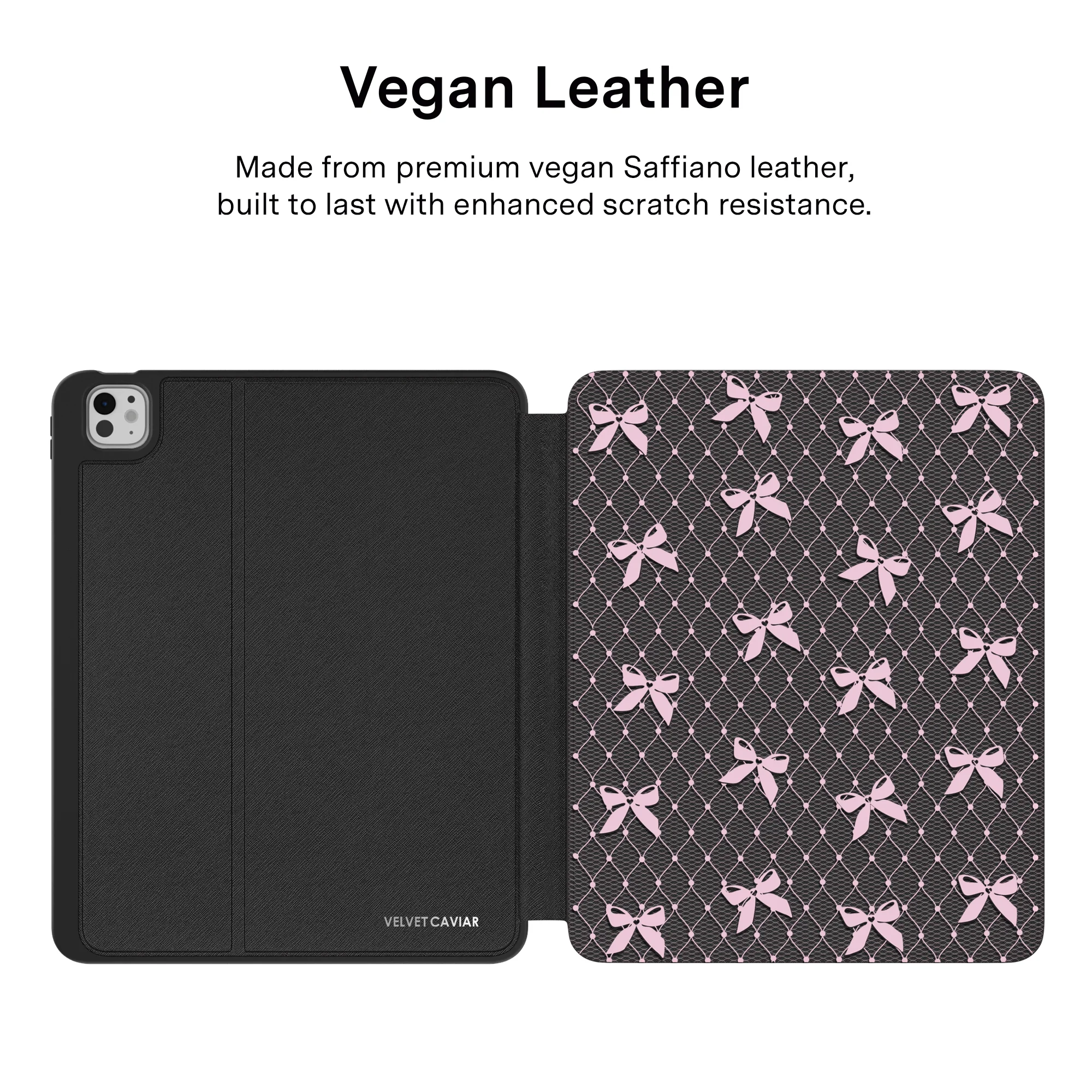 Lacy Pink Bows iPad Case - Image 34